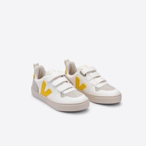 Veja • V-10 Kids Sneaker • White / Tonic